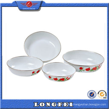 Enrich Your Good Life Enamel Dishes and Plates Set